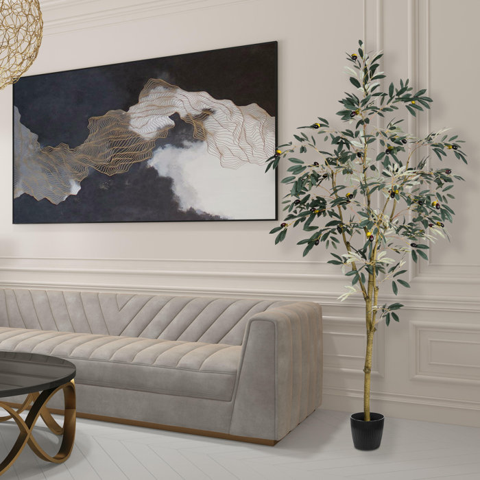 Vickerman 7' Artificial Potted Olive Tree. & Reviews Wayfair